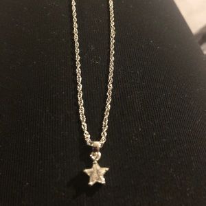 Silver Necklace With Star Pendant
